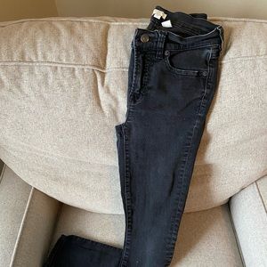 Light Wash Black J Crew Stretch Jeans